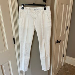 Prana cream/white pants, size 2